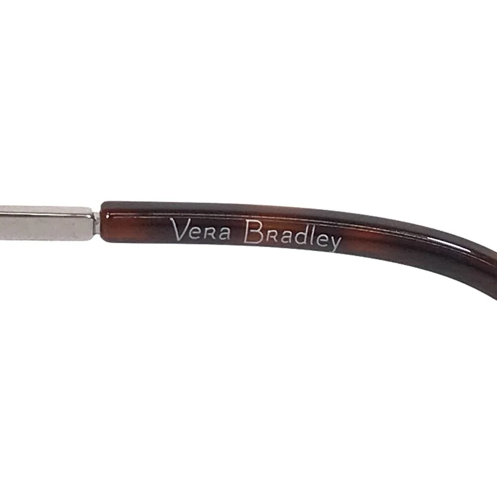 Vera Bradley Eyeglasses Frames Tavia Garden Grove Clear Pink Silver 54-17-138